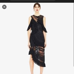 Gorgeous black lace stretch dress